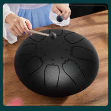 Load image into Gallery viewer, Steel Tongue Drum Set 6 Inch 8 Tune Handpan Drum Pad Tank with Drumstick Carrying Bag Percussion Instruments Accessories New
