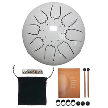 Load image into Gallery viewer, Steel Tongue Drum Set 6 Inch 8 Tune Handpan Drum Pad Tank with Drumstick Carrying Bag Percussion Instruments Accessories New