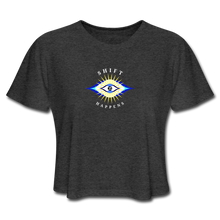 Load image into Gallery viewer, Women's Cropped T-Shirt - deep heather