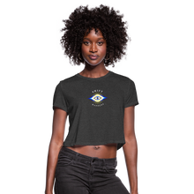 Load image into Gallery viewer, Women's Cropped T-Shirt - deep heather