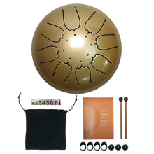 Load image into Gallery viewer, Steel Tongue Drum Set 6 Inch 8 Tune Handpan Drum Pad Tank with Drumstick Carrying Bag Percussion Instruments Accessories New
