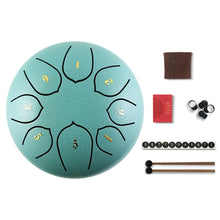Load image into Gallery viewer, Steel Tongue Drum Set 6 Inch 8 Tune Handpan Drum Pad Tank with Drumstick Carrying Bag Percussion Instruments Accessories New
