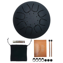 Load image into Gallery viewer, Steel Tongue Drum Set 6 Inch 8 Tune Handpan Drum Pad Tank with Drumstick Carrying Bag Percussion Instruments Accessories New
