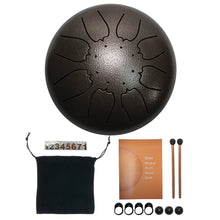 Load image into Gallery viewer, Steel Tongue Drum Set 6 Inch 8 Tune Handpan Drum Pad Tank with Drumstick Carrying Bag Percussion Instruments Accessories New
