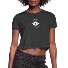 Load image into Gallery viewer, Women&#39;s Cropped T-Shirt - deep heather
